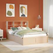vidaXL Sängram utan madrass 120x190 cm massiv furu