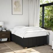 vidaXL sängram utan madrass svart 120x190 cm tyg