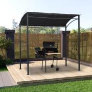 vidaXL Grilltält 215x150x220 cm antracit stål