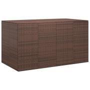 vidaXL Dynbox PE-rotting 194x100x103 cm brun