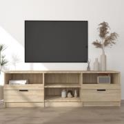 vidaXL Tv-bänk sonoma-ek 150x33,5x45 cm konstruerat trä