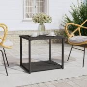 vidaXL Sidobord svart 55x45x49 cm konstrotting