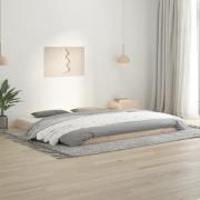 vidaXL Sängram 200x200 cm massiv furu