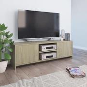 vidaXL Tv-bänk sonoma-ek 120x30x37,5 cm konstruerat trä