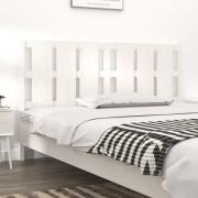 vidaXL Sänggavel vit 185,5x4x100 cm massiv furu