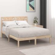 vidaXL Sängram utan madrass 120x200 cm massiv furu