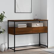 vidaXL Avlastningsbord brun ek 100x40x75 cm konstruerat trä