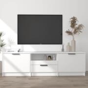 vidaXL TV-skåp vit 140x35x40 cm konstruerat trä