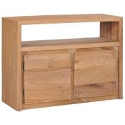 vidaXL Skänk 80x30x60 cm massiv teak