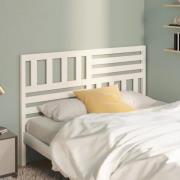 vidaXL Sänggavel vit 146x4x100 cm massiv furu