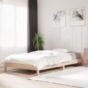 vidaXL Stapelbar säng 80x200 cm massivt furuträ