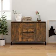 vidaXL Skänk rökfärgad ek 102x35x70 cm konstruerat trä