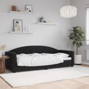 vidaXL Dagbädd svart 80x200 cm sammet