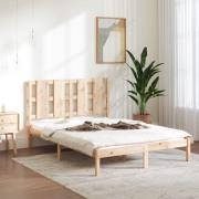 vidaXL Sängram utan madrass 120x200 cm massiv furu