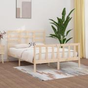 vidaXL Sängram utan madrass 160x200 cm massiv furu