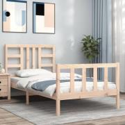 vidaXL Sängram utan madrass 100x200 cm massiv furu