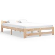 vidaXL Sängram utan madrass massiv furu 160x200 cm