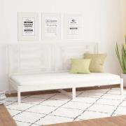 vidaXL Dagbädd utan madrass vit 90x200 cm massiv furu