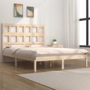 vidaXL Sängram utan madrass 160x200 cm massiv furu