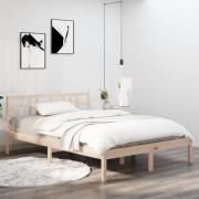 vidaXL Sängram massivt trä 140x200 cm