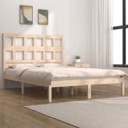 vidaXL Sängram utan madrass 180x200 cm massiv furu