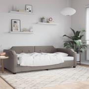 vidaXL Dagbädd taupe 90x200 cm tyg