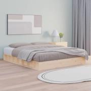 vidaXL Sängram 120x200 cm massivt trä