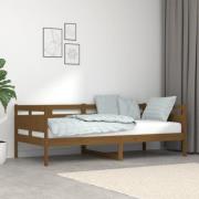vidaXL Dagbädd honungsbrun massiv furu 90x190 cm