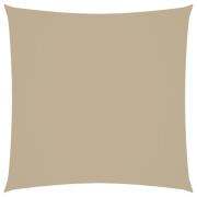 vidaXL Solsegel oxfordtyg fyrkantigt 5x5 m beige