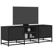 vidaXL Tv-bänk svart 120x35x41 cm konstruerat trä och metall