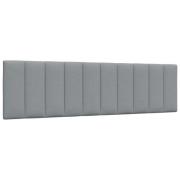 vidaXL Headboard Cushion "Hanko" Light Grey 180 cm Fabric
