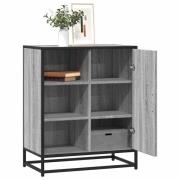 vidaXL Byrå grå sonoma 62x35x76 cm konstruerat trä