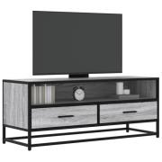 vidaXL Tv-bänk grå sonoma 100x34,5x40 cm konstruerat trä och metall