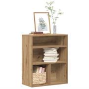 vidaXL Bokhylla artisan ek 60x30x71,5 cm konstruerat trä
