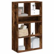 vidaXL Bokhylla rökfärgad ek 66x31x112 cm konstruerat trä