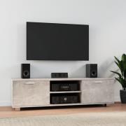 vidaXL Tv-bänk betonggrå 140x40,5x35 cm konstruerat trä