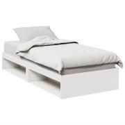 vidaXL Dagbädd utan madrass vit 90x190 cm massiv furu