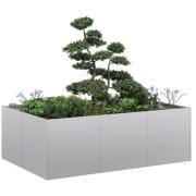 vidaXL Planteringskärl 120x80x40 cm galvaniserat stål