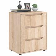 vidaXL Skänk VISNES Sonoma ek 60x40x73 cm konstruerat trä