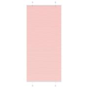 vidaXL Plisserad persienn rosa 100x200 cm tyg bredd 99,4 cm polyester