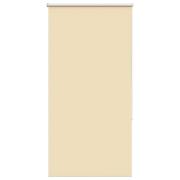 vidaXL Rullgardin mörkläggningsbar beige 70x175 cm tyg bredd 65,7 cm