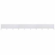 vidaXL Vindskydd 9 paneler tyg 1200x120 cm sandvit