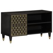 vidaXL Tv-bänk 80x31,5x46 cm massivt mangoträ