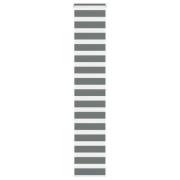 vidaXL Rullgardin zebra mörkgrå 50x200 cm tyg bredd 45,9 cm polyester