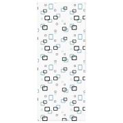 vidaXL Rullgardin för dusch 100x240 cm tyg bredd 96 cm