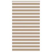 vidaXL Rullgardin zebra 130x230 cm tyg bredd 125,9 cm polyester