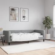 vidaXL Dagbädd ljusgrå 90x190 cm tyg