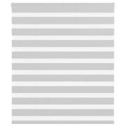 vidaXL Rullgardin zebra ljusgrå 120x150 cm tyg bredd 115,9cm polyester
