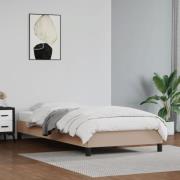 vidaXL Sängram cappuccino 80x200 cm konstläder