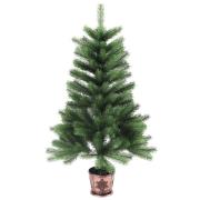 vidaXL Plastgran verklighetstrogna barr 65 cm grön